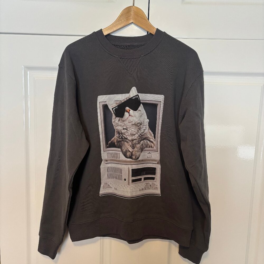 Pit Viper Meowcrosoft Crew Neck Hoodie